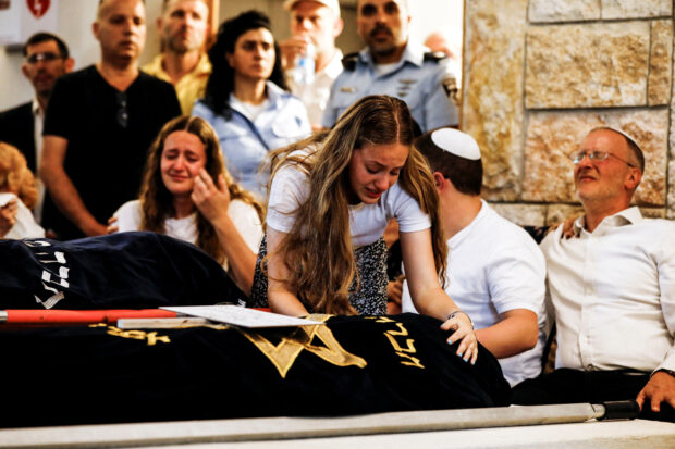 Funerals of Maia and Rina Dee, Israeli-British sisters killed in a shooting attack, in Kfar Etzion