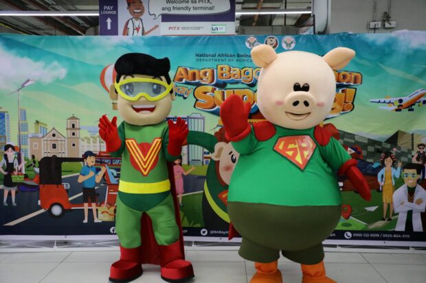 In an effort to raise awareness on African swine fever (ASF), the Department of Agriculture (DA) on Wednesday said that it will make use of an information campaign with mascots, one representing a pig and another a doctor. 