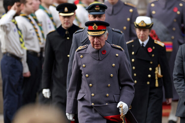 FILE PHOTO: The annual Remembrance Sunday ceremony, in London