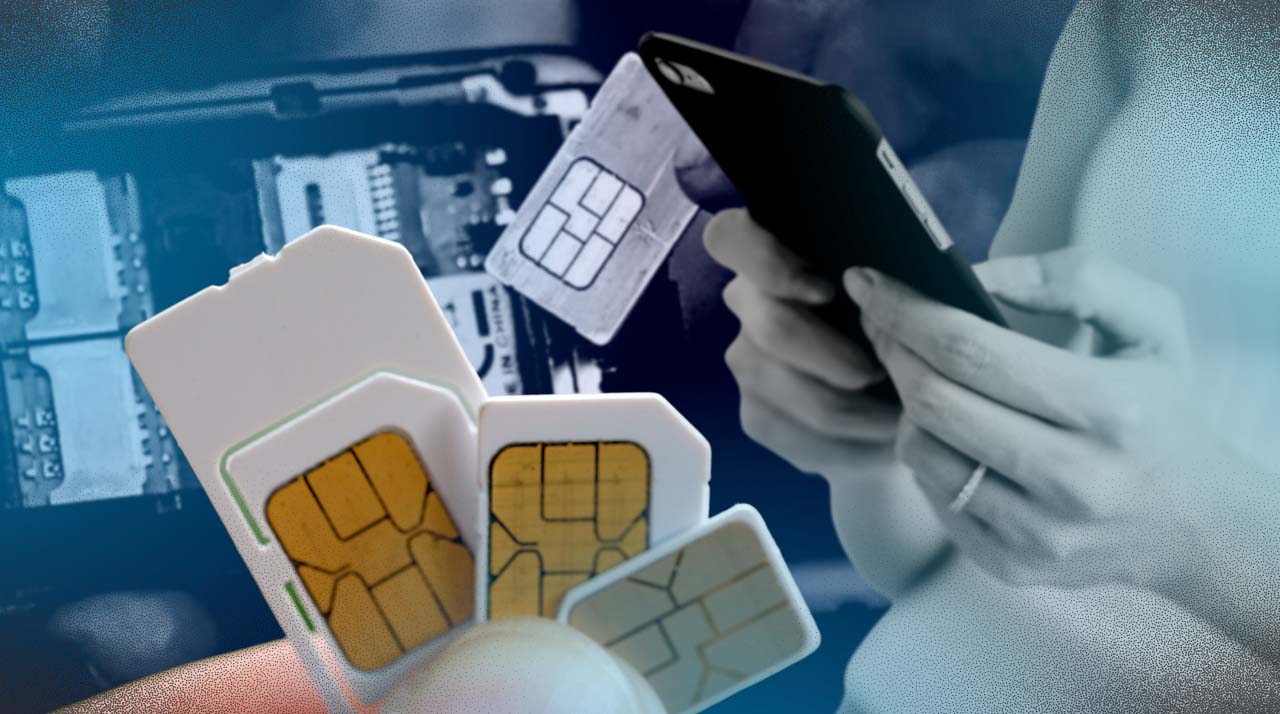 Photo showing various Sim cards for story: DOJ to lead implementation of SIM card law