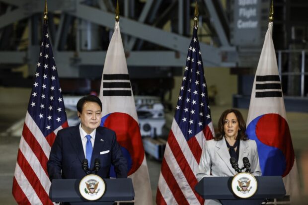 Vice President Harris And South Korean President Yoon Tour NASA's Goddard Space Center