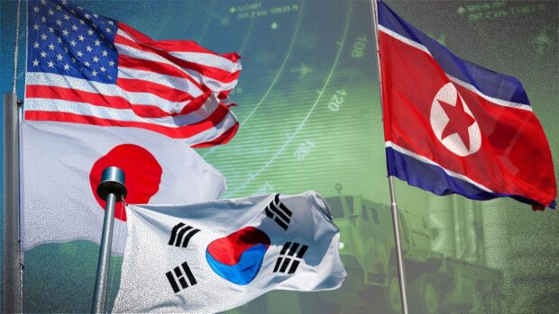 USA - Japan - South Korea - North Korea - stock - 04152023