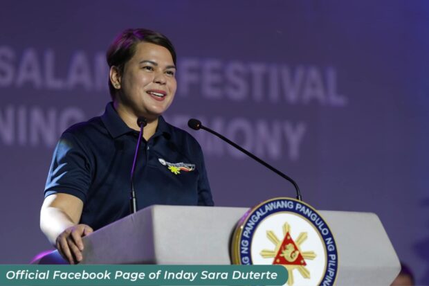 Vice President Sara Duterte belied claims that Speaker Ferdinand Martin Romualdez was a big factor in her decision to run for her current office in the 2022 national elections, saying that it was Senator Imee Marcos — the sister of the President — who urged her.