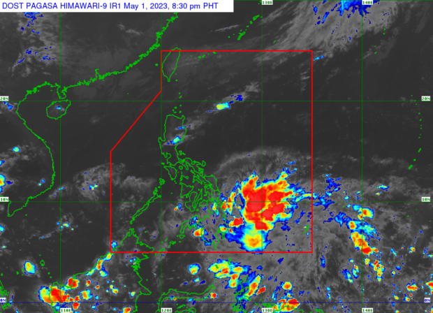 Pagasa says the LPA and ITCZ are likely to bring rain and cloudy skies over parts of the country on Tuesday, May 2.