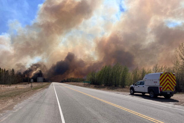 Canada's Alberta province declare a state of emergency on May 6 over "unprecedented" wildfires