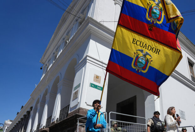Ecuador's President Guillermo Lasso dissolves the National Assembly by decree on May 17
