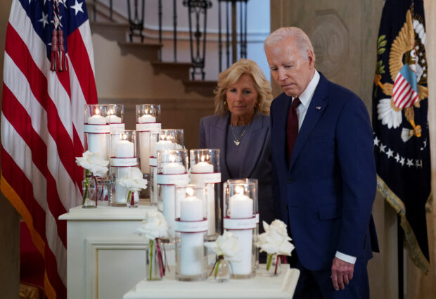 President Joe Biden renews his call for a ban on assault weapons