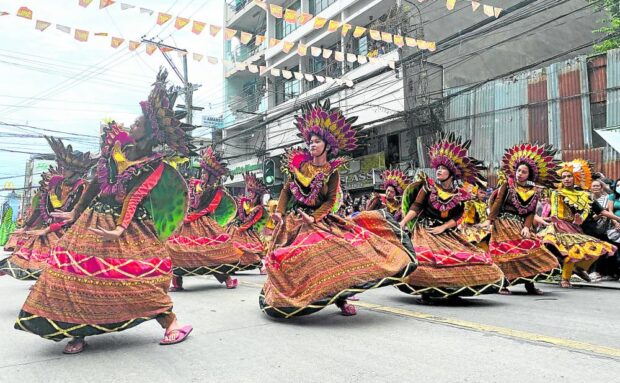 The “Saulog Tagbilaran” street dancing competition held on Sunday in Tagbilaran City signals the start of the monthlong fiesta celebrations in Bohol, with a town or village holding a feast at any given day in May anywhere in the province. STORY: In Bohol, May fiestas return after 3-year absence