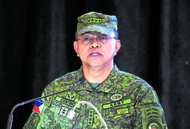 Armed Forces of the Philippines (AFP) Chief of Staff General Andres Centino.