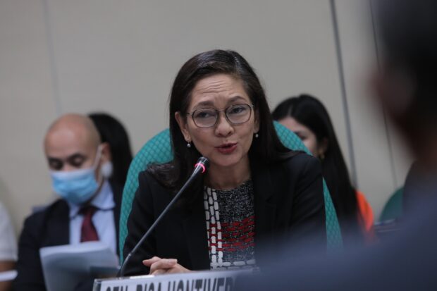 Risa Hontiveros STORY: Hontiveros still wary of China’s presence in the National Grid Corp. of the Philippines. 