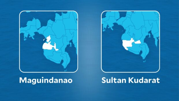 Map of Maguindanao and Sultan Kudarat STORY: 2 village councilor killed in Maguindanao, Sultan Kudarat