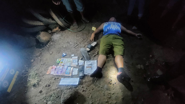 Rey Emecino Colita lay dead after he was gunned down by a carpenter on Sunday night, May 28, 2023. STORY: Village councilor trying to pacify quareling couple shot dead