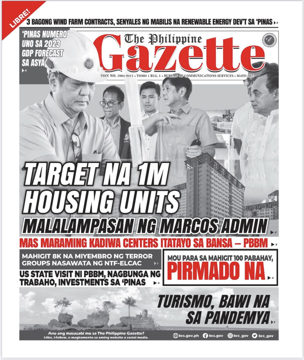 Palace media office rolls out free paper. 
