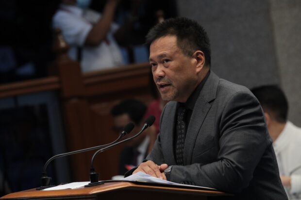 Senator JV Ejercito slammed the viral video of drag queen Pura Luka Vega singing along to a remix of “Ama Namin,” otherwise known as The Lord’s Prayer. 