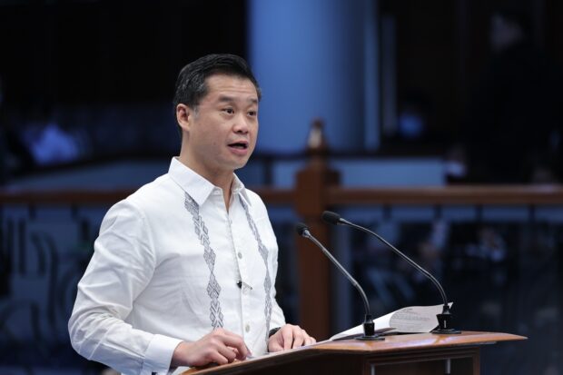 Senator Sherwin Gatchalian, one of the sponsors of the bill pushing back the deadline to avail of estate tax amnesty by another two years which, the Senate approved on Monday. 