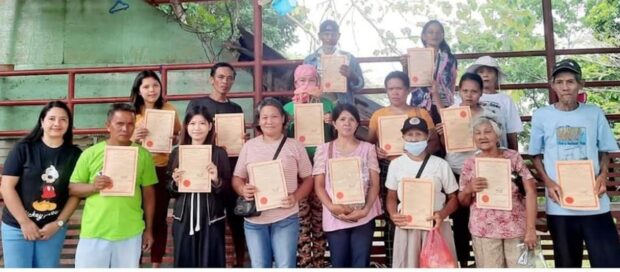 The Department of Agrarian Reform-Negros Occidental installs agrarian reform beneficiaries (ARBs) and awards land titles to farmers. 