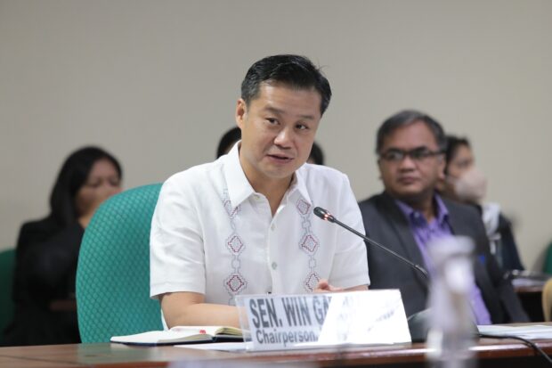 EXTENDING THE ESTATE TAX AMNESTY: Sen. Win Gatchalian on Friday, May 19, 2023, leads the Committee on Ways and Means’ hearing on various proposals extending the period of availing the estate tax amnesty. While he supports the proposed measures, Gatchalian pointed out that the essence of amnesty diminishes if the government will keep on extending its deadline. He wants to know the difficulties and complications that taxpayers experience in availing the estate tax amnesty and solutions to these problems. “The reason why the first round of the estate tax amnesty program was successful was because people thought this was the only amnesty. So, if we extend it now, the whole essence of the amnesty will not be there anymore because we keep on extending. So there must be a valid and compelling reason why we are extending for the second time,” Gatchalian said. (Voltaire F. Domingo / Senate PRIB)