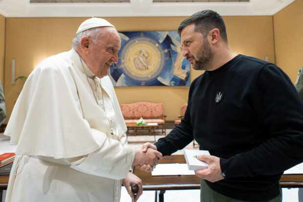 Zelensky asks Pope Francis to back Kyiv peace plan