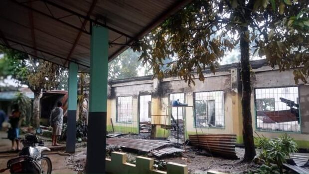 Fire destroys school building in Zamboanga del Sur town | Inquirer News