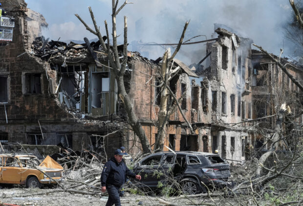 Ukraine clinic attacked by Russia.
