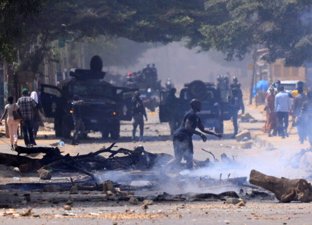 Police and protestors clash in Senegal's capital Dakar on June 2 as unrest picked up again