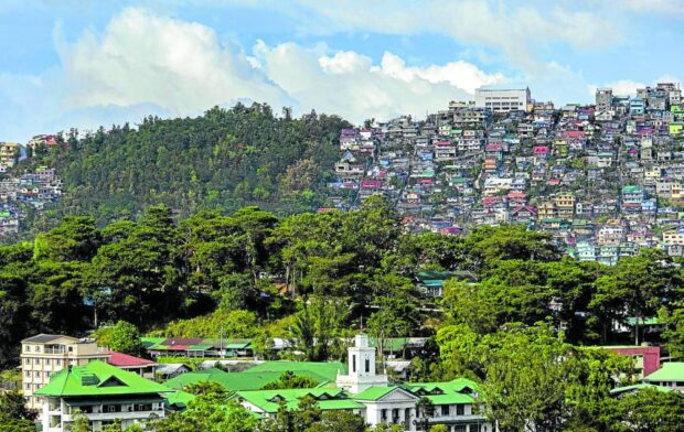 Baguio City landscape. STORY: Baguio’s Eco Walk returns