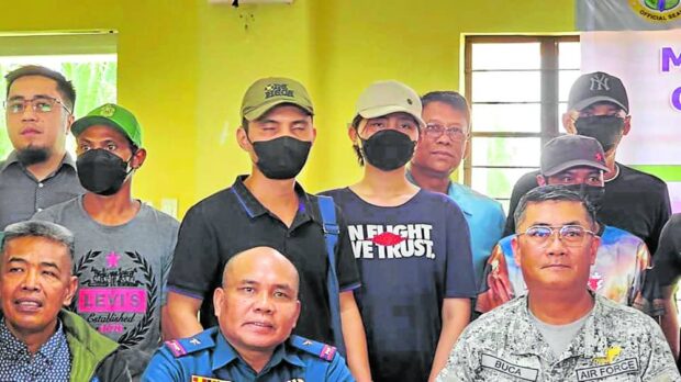 “Missing” activists Cedric Casaño and Patricia Nicole Cierva turn up during a mass surrender of former rebels in Cagayan province on June 2. STORY: 2 ‘missing’ activists in Cagayan surface as rebel returnees