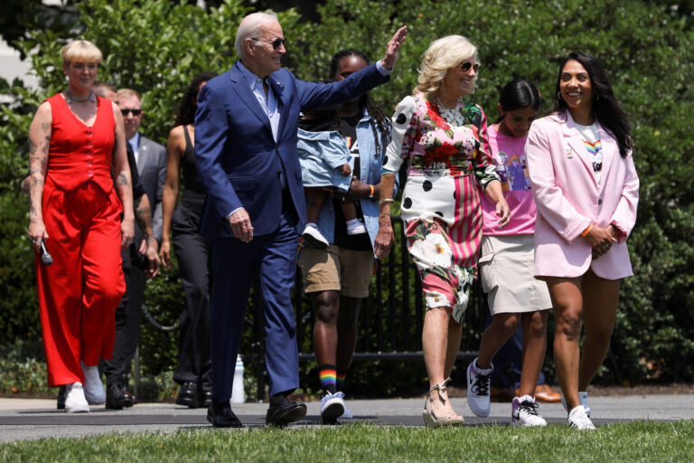 Bidens offer 'joy' at White House Pride event as LGBTQ attacks mount