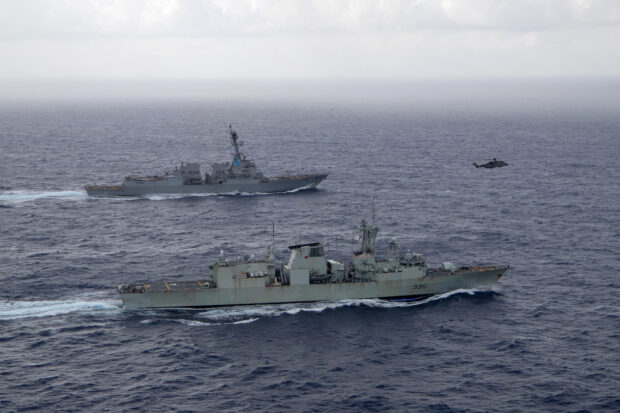 Chinese warship passed in 'unsafe manner' near US destroyer in Taiwan Strait