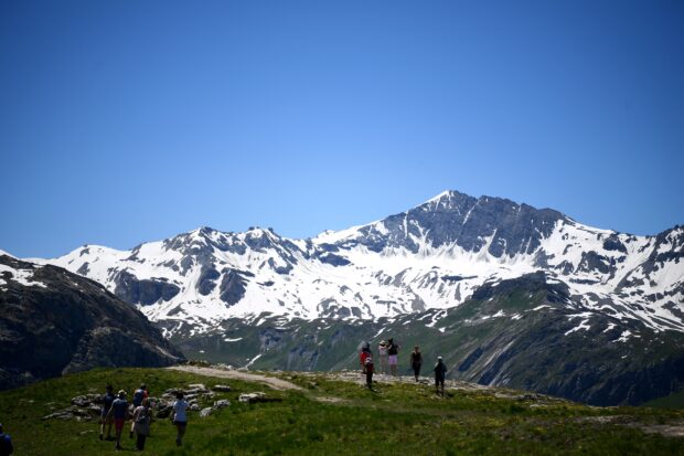 French alps mountain