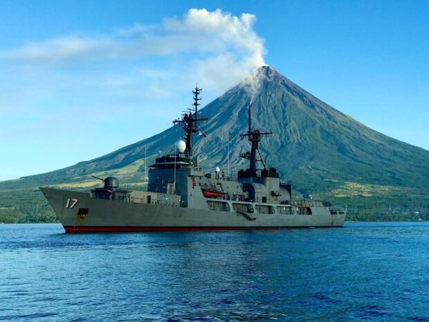 To provide drinkable water to evacuees of Mayon Volcano unrest, a Philippine Navy ship has been deployed in Albay province to utilize its desalination system that could turn seawater into fresh water.