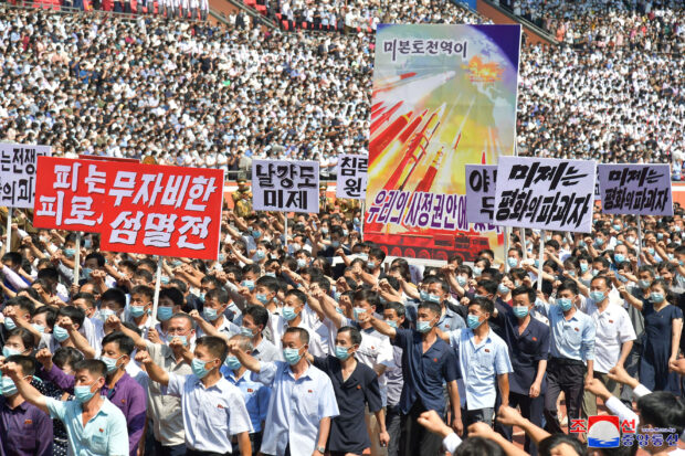 North Korea holds rallies denouncing US