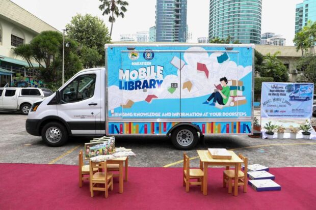 The city of Makati on Monday launched a mobile library to provide students and residents with free reading and learning materials in an effort to address education gaps caused by the COVID-19 pandemic.