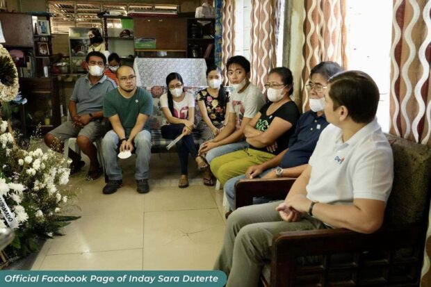 VP Sara condoles with family of slain teacher in Cotabato town