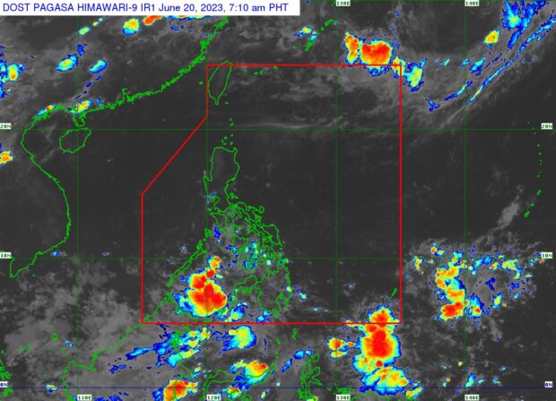 Generally fair weather condition with chances of isolated rains to prevail across the archipelago within the forecast period. (Photo from Pagasa)