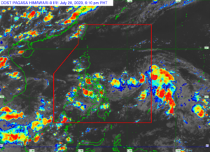 Rainy Friday in parts of Bicol, Visayas, Mindanao due to LPA off E.Samar -- Pagasa