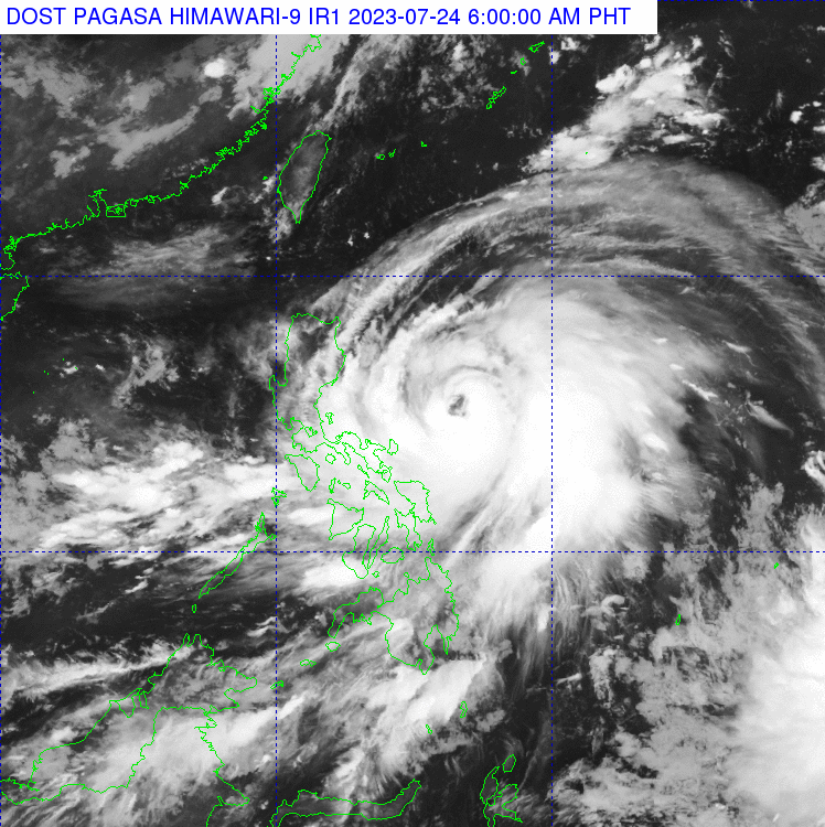 Signal No. 2 Up In Two Areas As Typhoon Egay Set To Make Landfall In ...