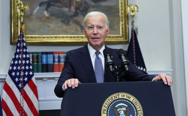 U.S. President Joe Biden speaks about his plans for continued student debt relief after a U.S. Supreme Court decision blocking his plan to cancel $430 billion in student loan debt, at the White House in Washington, U.S. June 30, 2023. REUTERS/Leah Millis