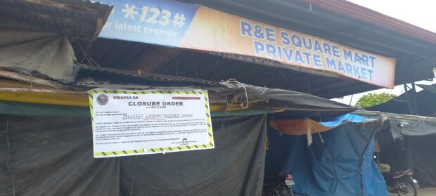 Satellite market in Cotabato capital, Kidapawan city, padlocked for failing to secure franchise