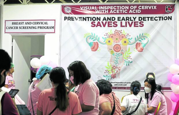 Only 1% of PH women screened for breast, cervical cancer