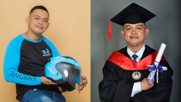 Angkas CEO lauds the achievement of a rider who was able to obtain a college degree