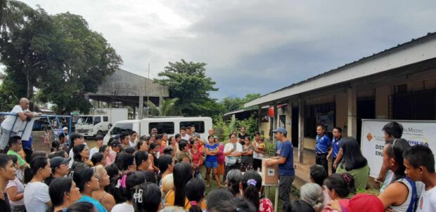Two mining companies operating the Masbate gold project site in Aroroy, Masbate, continue providing aid to residents of Albay province affected by the Mayon volcano unrest.