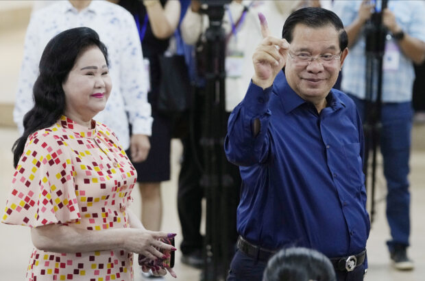 Hun Sen set to win by landslide