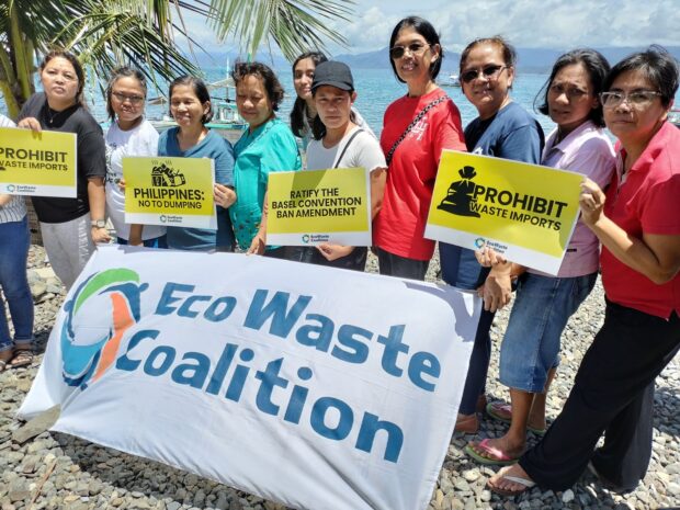 An environmental group asks the government to ban the importation of wastes into the country
