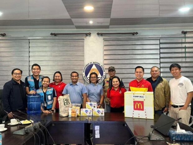 Manila Water Foundation gets support for communities affected by Mayon.