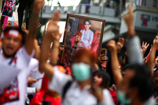 Myanmar's jailed leader Suu Kyi