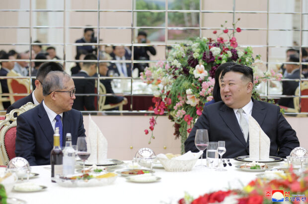 North Korean leader Kim Jong Un meets with Chinese Communist Party politburo member Li Hongzhong in Pyongyang