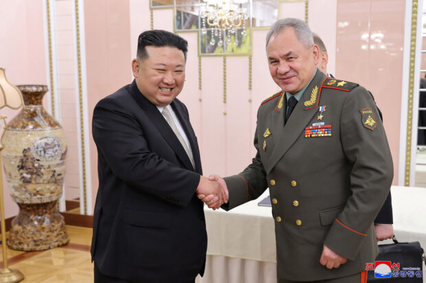 North Korea's Kim Jong Un meets Russian defense minister
