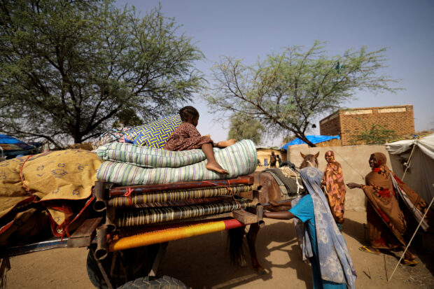 Number of displaced by Sudan war 