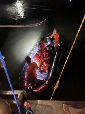 The Philippine Coast Guard (PCG) rescued 11 passengers of a motorbanca that sank off Surigao City over the weekend.